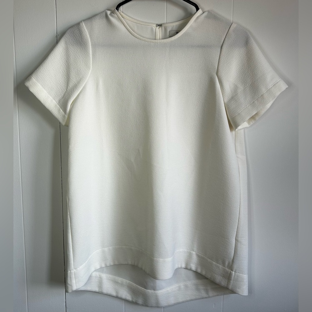 Madewell Cream Blouse Cap Sleeve EUC Size XS